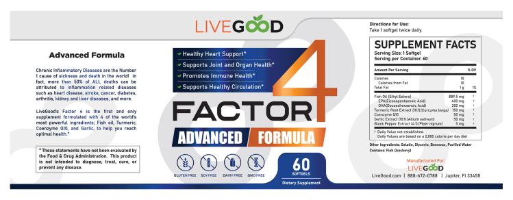 Thông tin về sản phẩm Factor 4 chống viêm diễm
